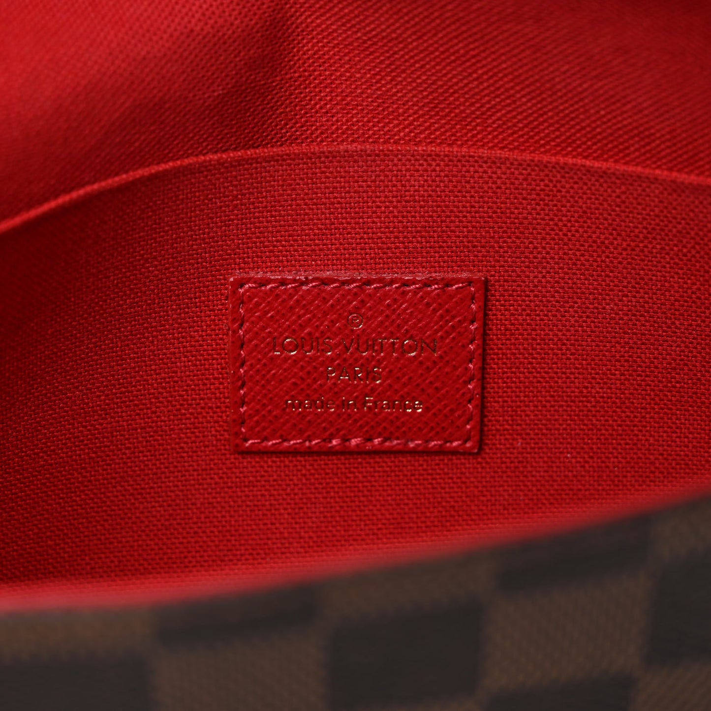 Damier Ebene LV Stories Pochette Felicie Chain Wallet