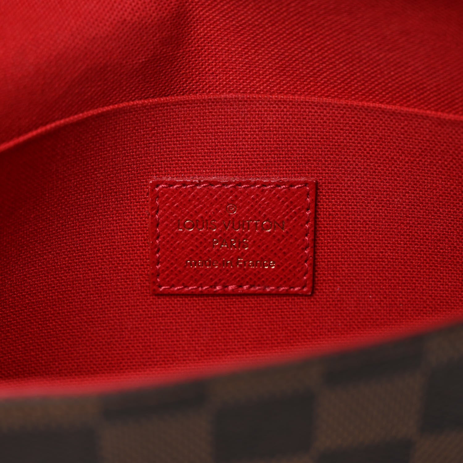 Louis Vuitton Damier Ebene LV Stories Pochette Felicie Chain Wallet 6 of 8