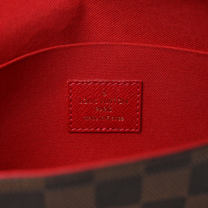Louis Vuitton Damier Ebene LV Stories Pochette Felicie Chain Wallet 6 of 8