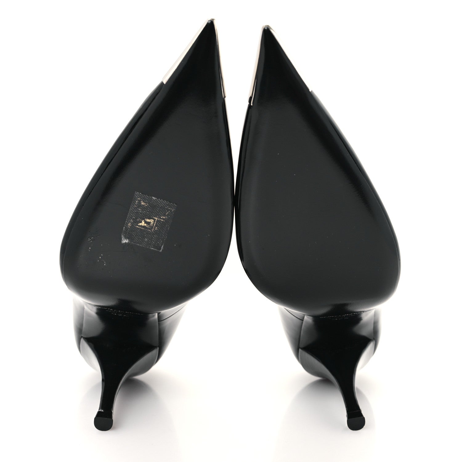 Saint Laurent Vernice Patent Maike Dream 90 Pumps 37.5 Black 6 of 9