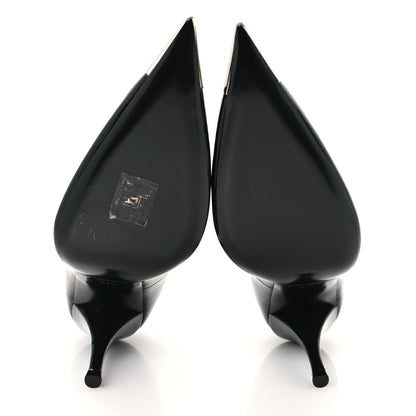 Saint Laurent Vernice Patent Maike Dream 90 Pumps 37.5 Black 6 of 9