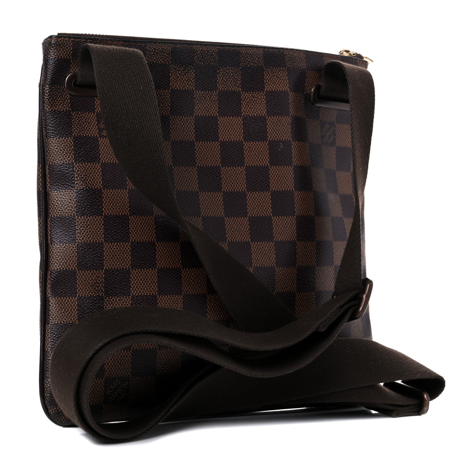 Louis Vuitton Damier Ebene Brooklyn Flat Pochette 2 of 17