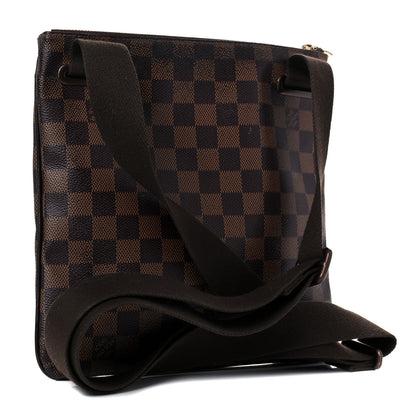 Louis Vuitton Damier Ebene Brooklyn Flat Pochette 2 of 17