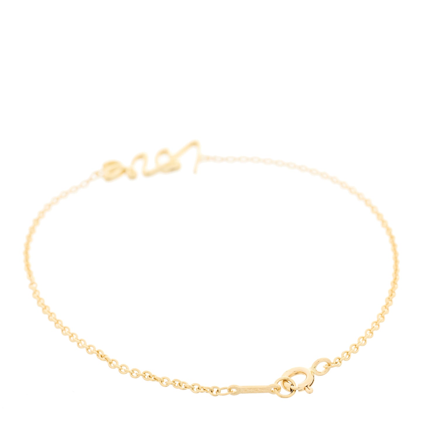18K Yellow Gold Paloma Picasso Graffiti Love Bracelet