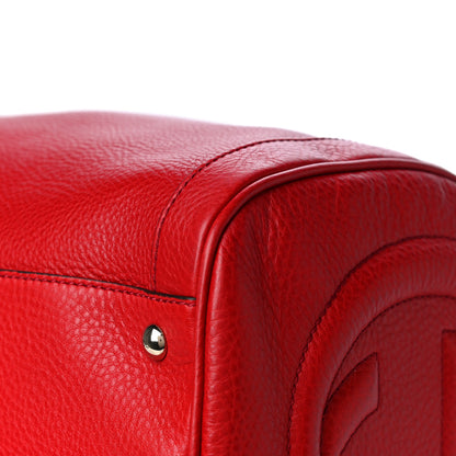 Gucci Pebbled Calfskin Medium Soho Boston Red 11 of 11