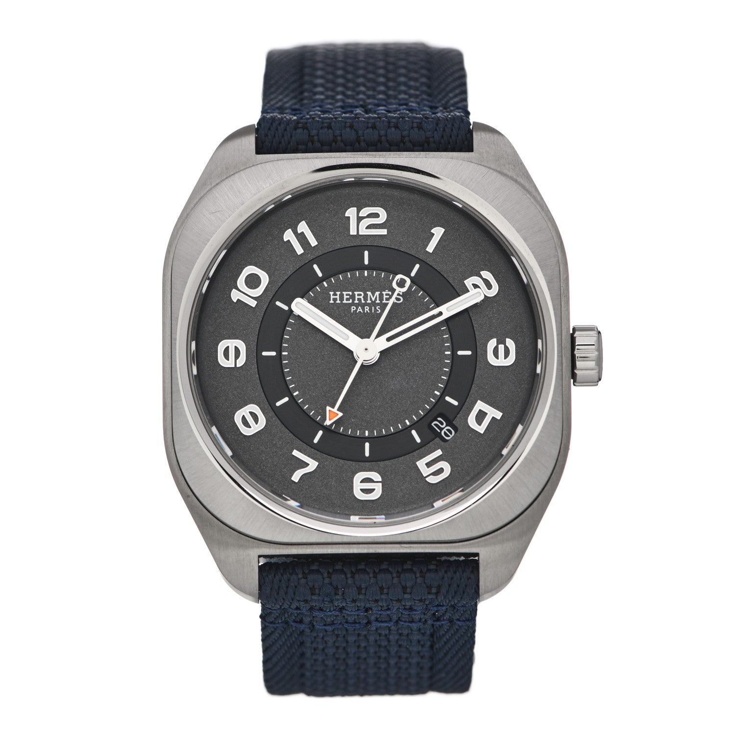 Hermes Titanium Nylon 39mm H08 Automatic Watch Bleu Abysse 1 of 5