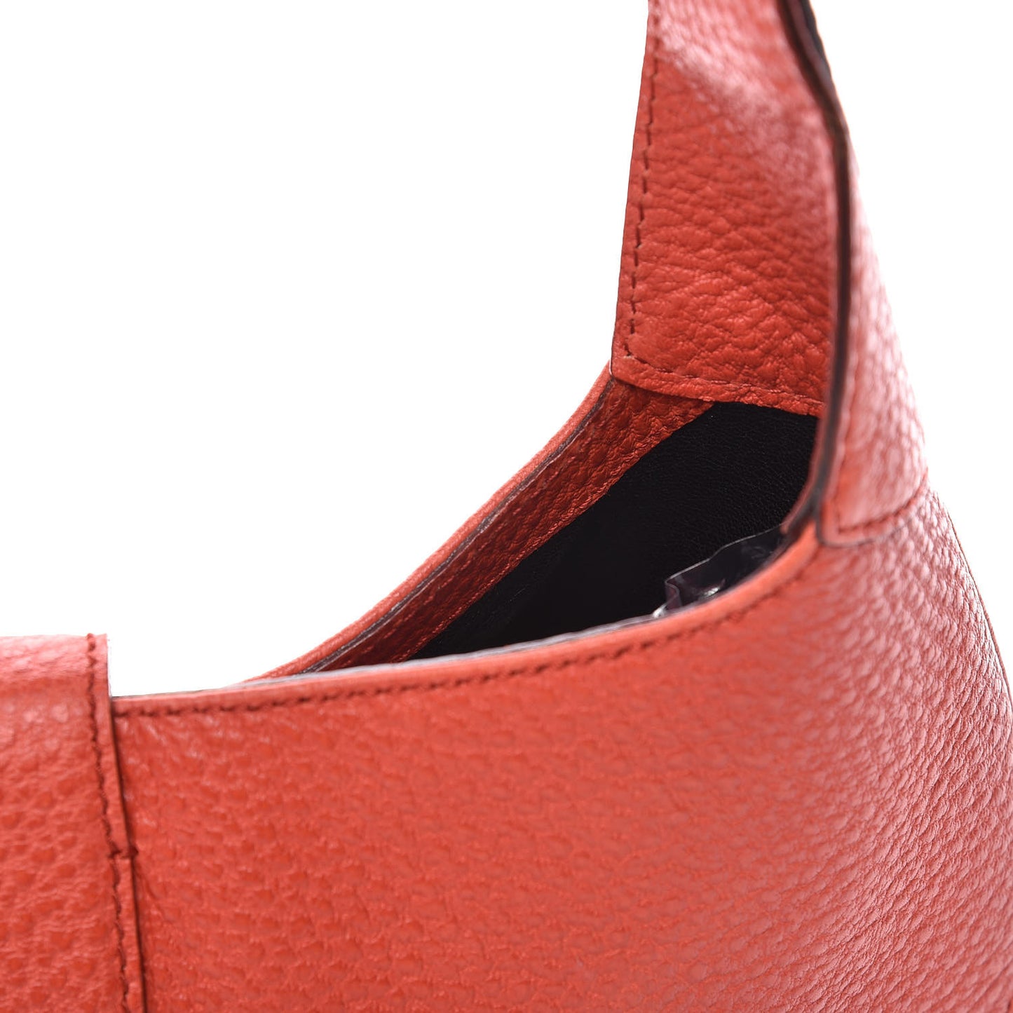 Calfskin Small Jackie O Hobo Dark Orange