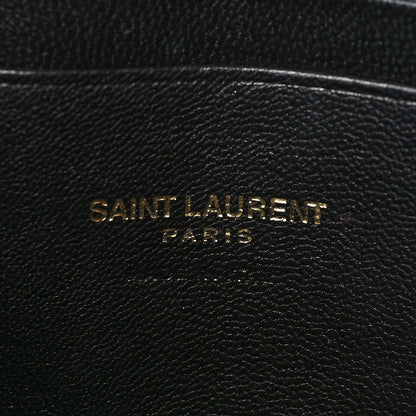 Saint Laurent Grain De Poudre Matelasse Monogram Mini Lou Camera Bag Black 6 of 9