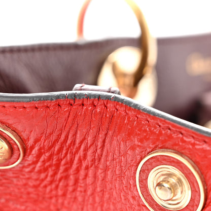 Christian Dior Calfskin Medium Diorissimo Tote Red 16 of 19