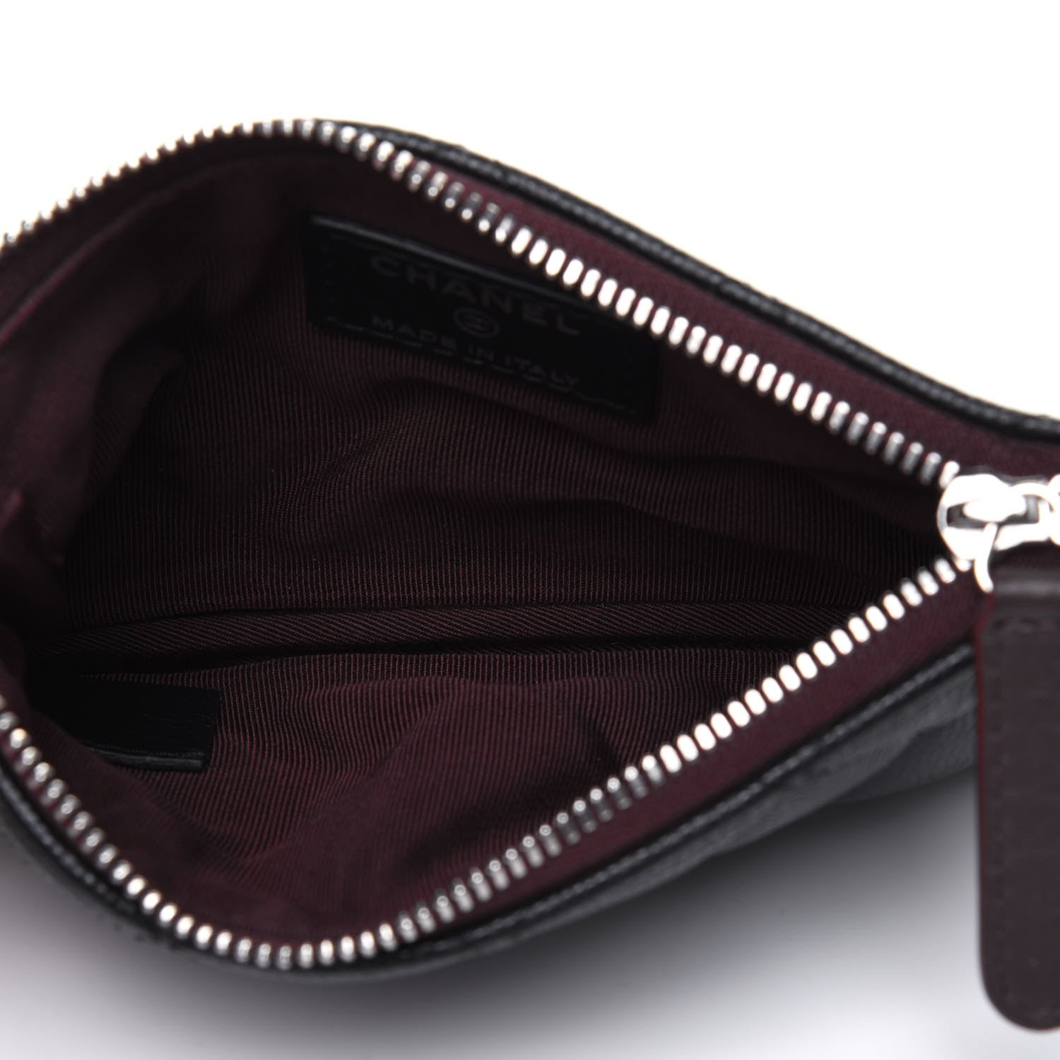 Chanel Caviar Quilted Small Cosmetic Case Black 5 of 11
