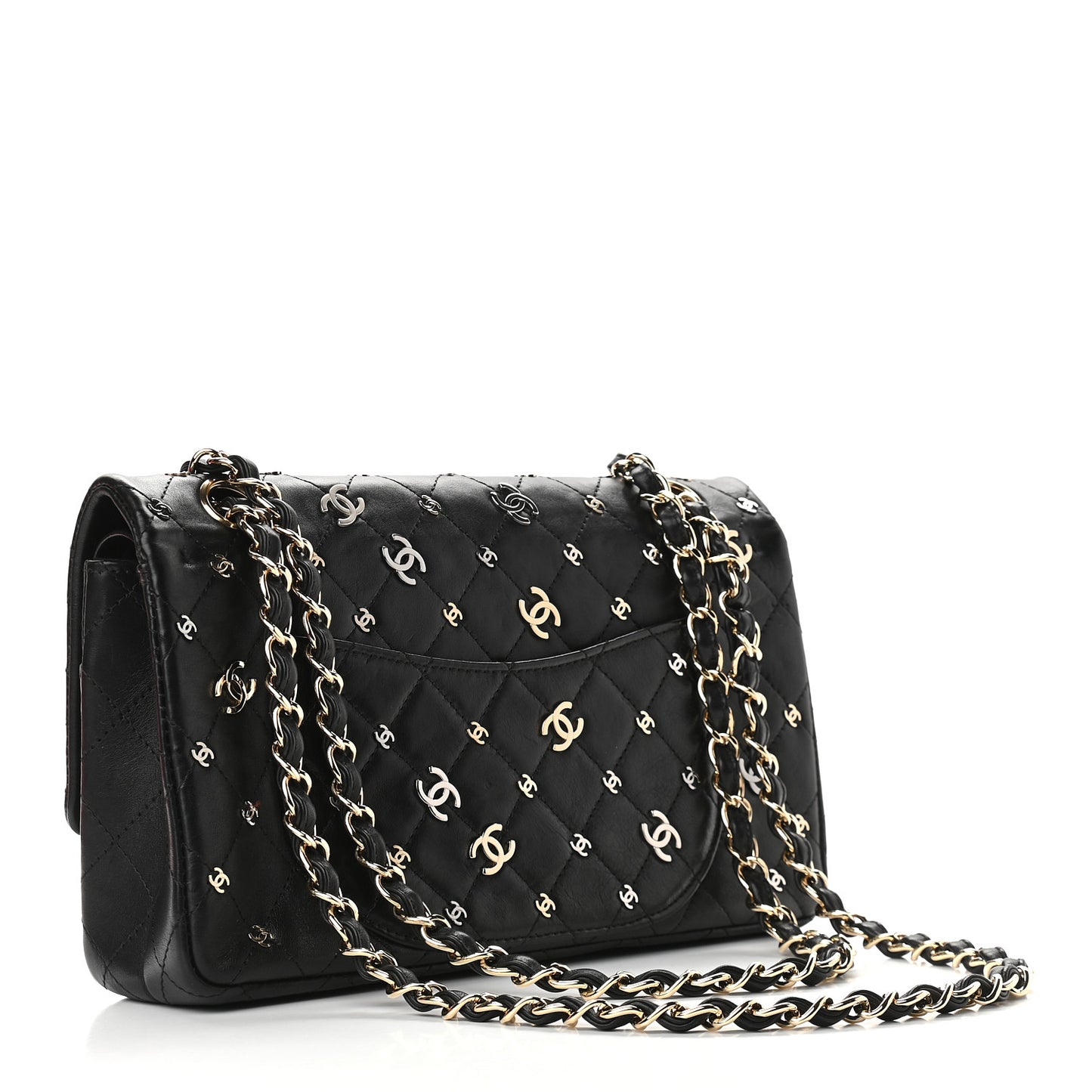 Calfskin CC Punk 2.55 Reissue 225 Flap Black