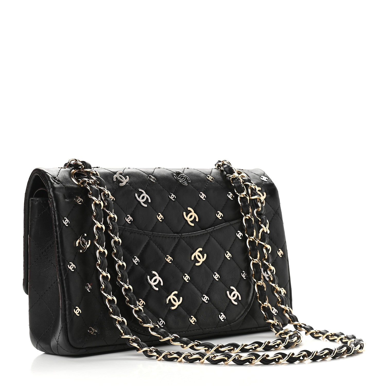 Chanel Calfskin CC Punk 2.55 Reissue 225 Flap Black 2 of 9