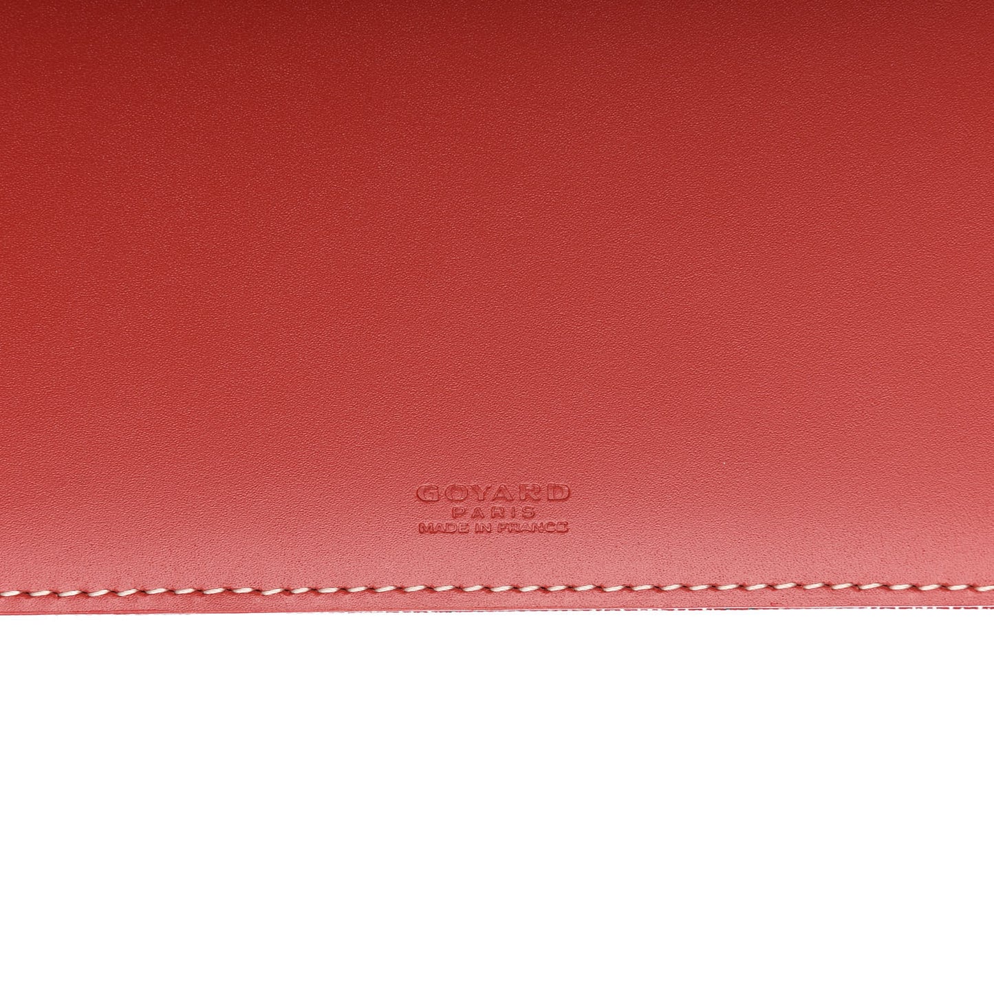 Goyardine Agenda Cover Red