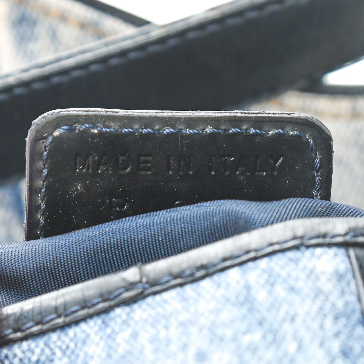 Denim Miss Diorella Saddle Bag