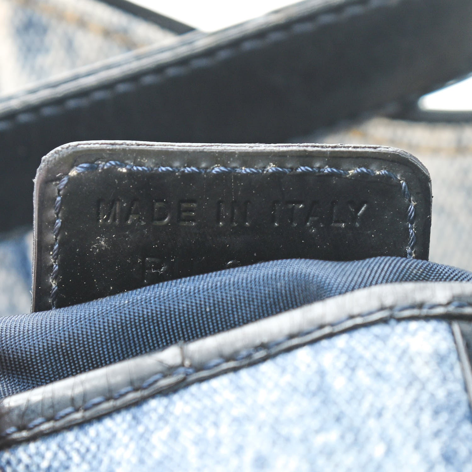 Christian Dior Denim Miss Diorella Saddle Bag 7 of 9