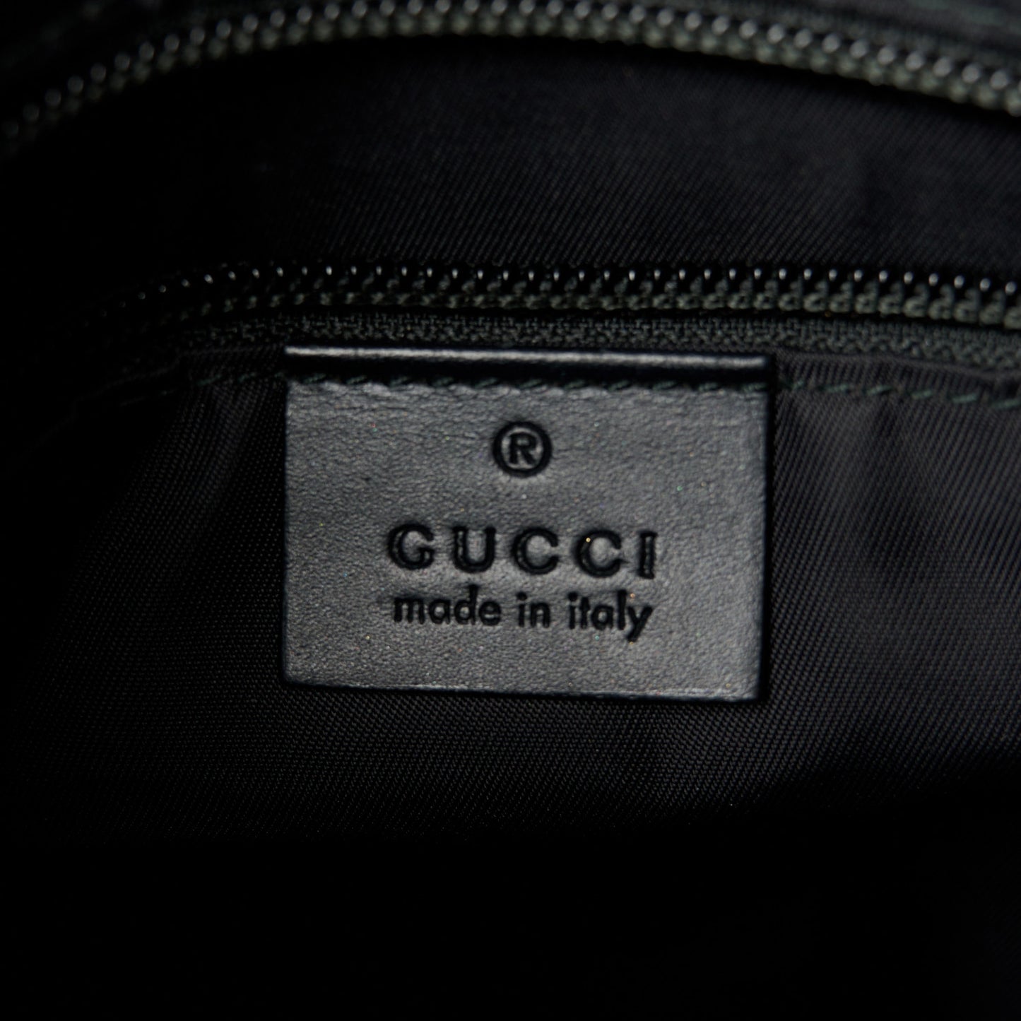 GG Supreme Monogram Web Messenger Bag Black