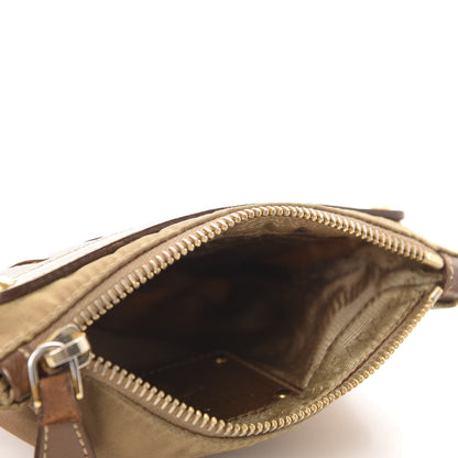 Prada Tessuto Nylon Saffiano Logo Crossbody Bag Beige 5 of 13