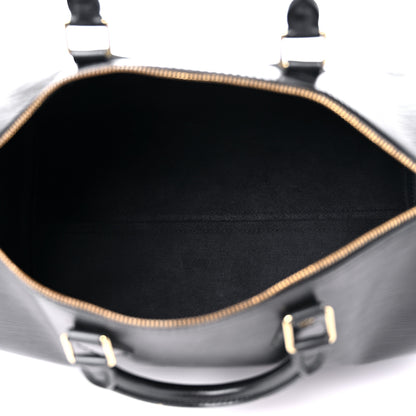 Louis Vuitton Epi Speedy 35 Black 5 of 15