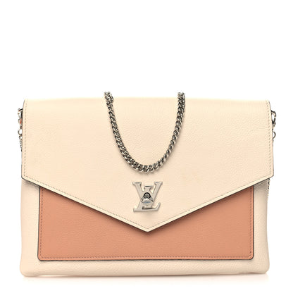 Louis Vuitton Soft Calfskin My Lockme Pochette Rose Silk Quartz 1 of 11
