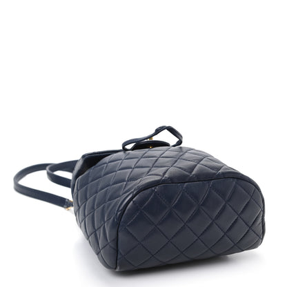 Chanel Lambskin Quilted Mini Urban Spirit Backpack Navy 4 of 10