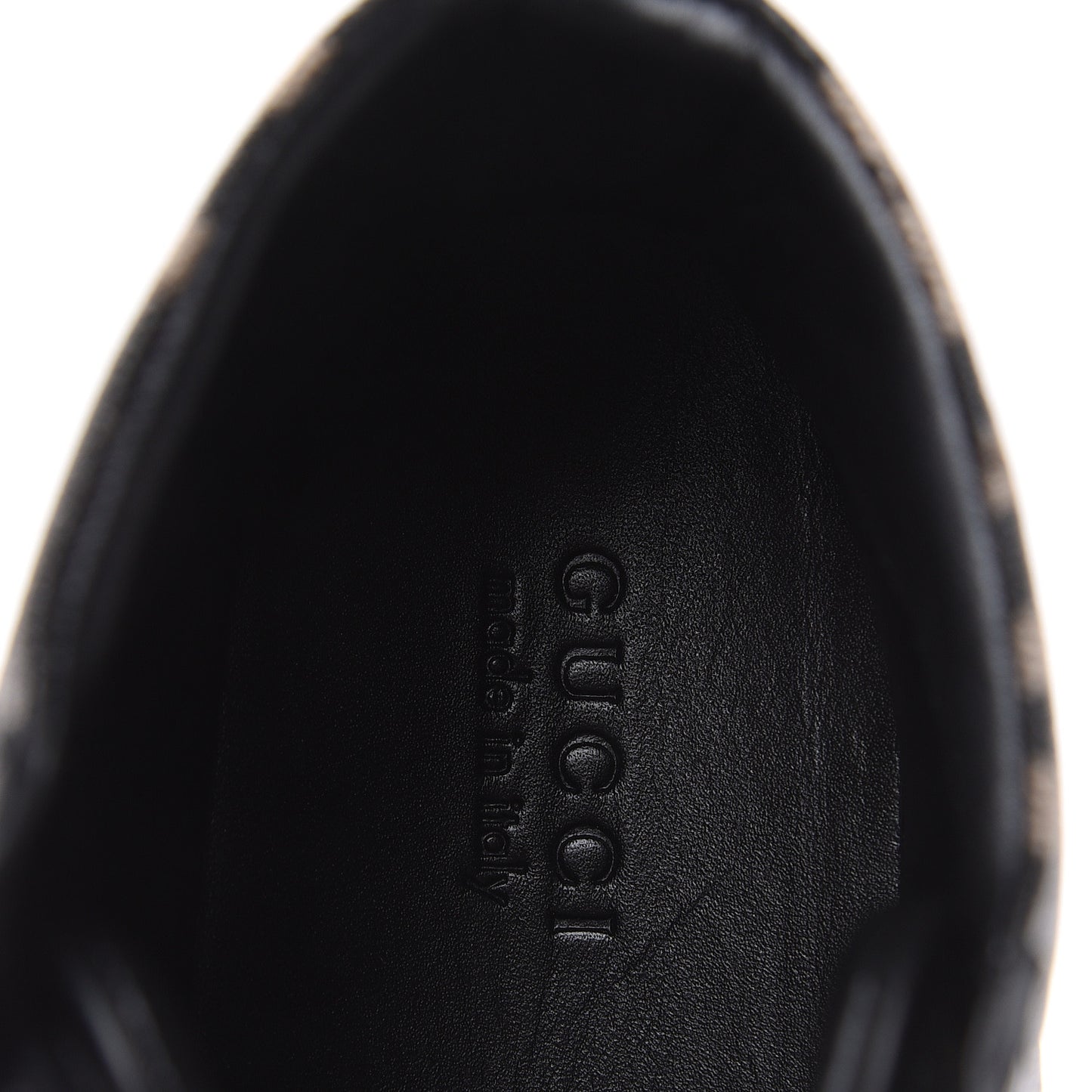 GG Supreme Monogram Caleido Studded Mens High Top Sneakers 10 Black