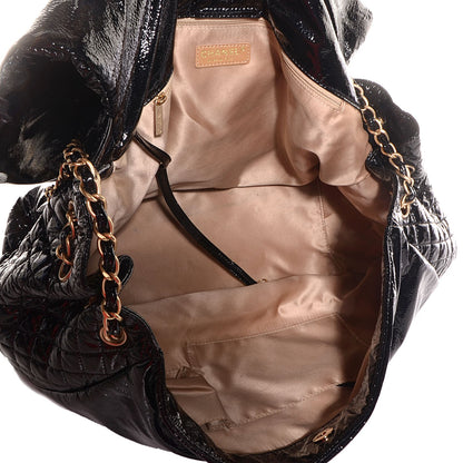 Chanel Vinyl Rock and Chain XL Flap Black 5 of 7