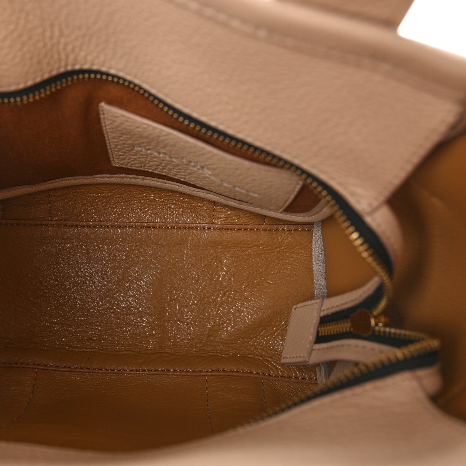 Marc Jacobs Grained Calfskin Small The Tote Camel 5 of 8