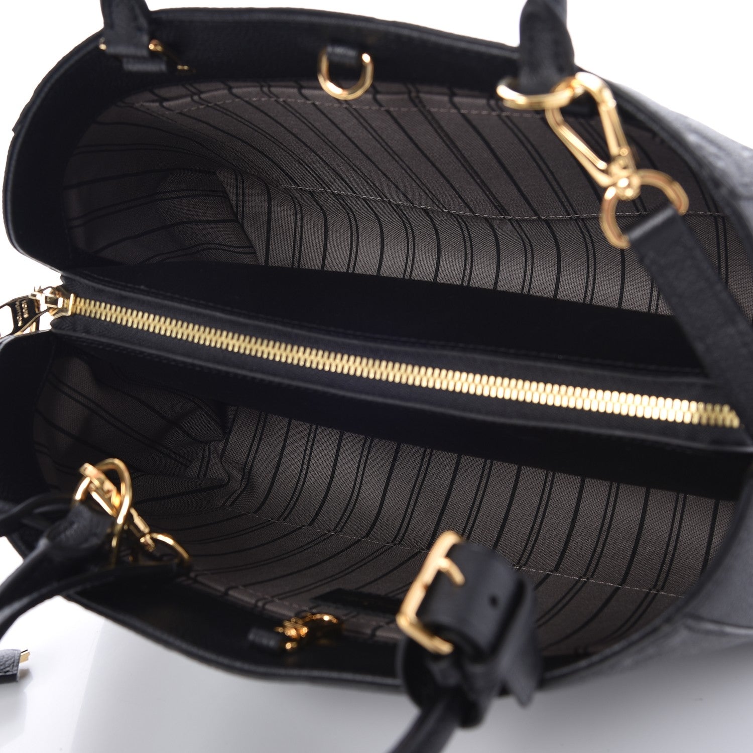 Louis Vuitton Empreinte Montaigne MM Black 5 of 8
