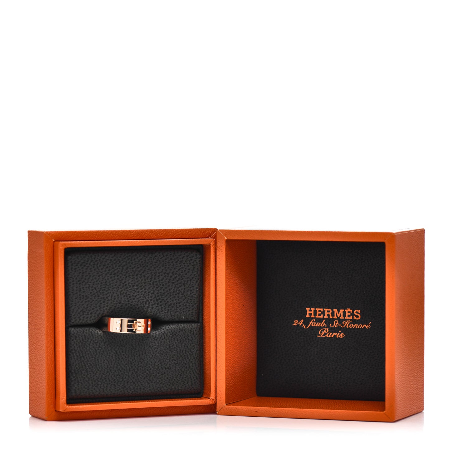 18K Rose Gold Diamond PM Kelly Ring 50 5.5
