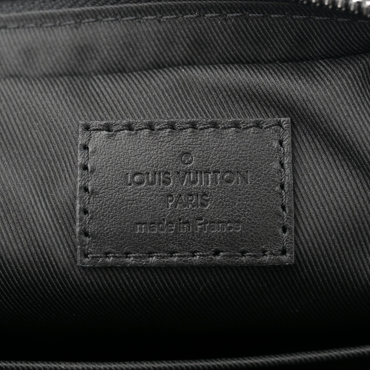Louis Vuitton Calfskin Monogram Shadow Duo Messenger Black 6 of 11