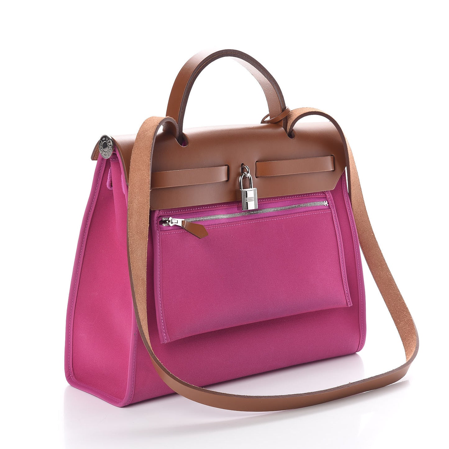 Vache Hunter Toile Herbag Zip 31 PM Magnolia Fauve