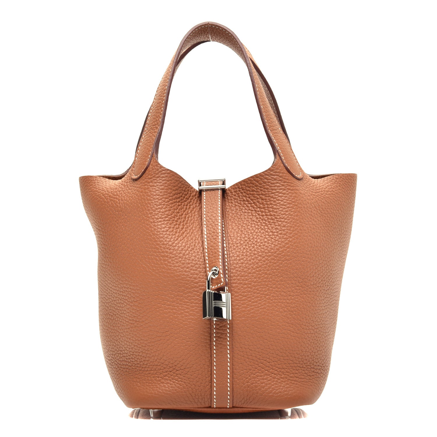 Hermes Taurillon Clemence Picotin Lock 18 PM Gold 1 of 9