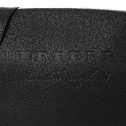 Burberry Signature Grain Medium Burleigh Crossbody Bag Black 7 of 11