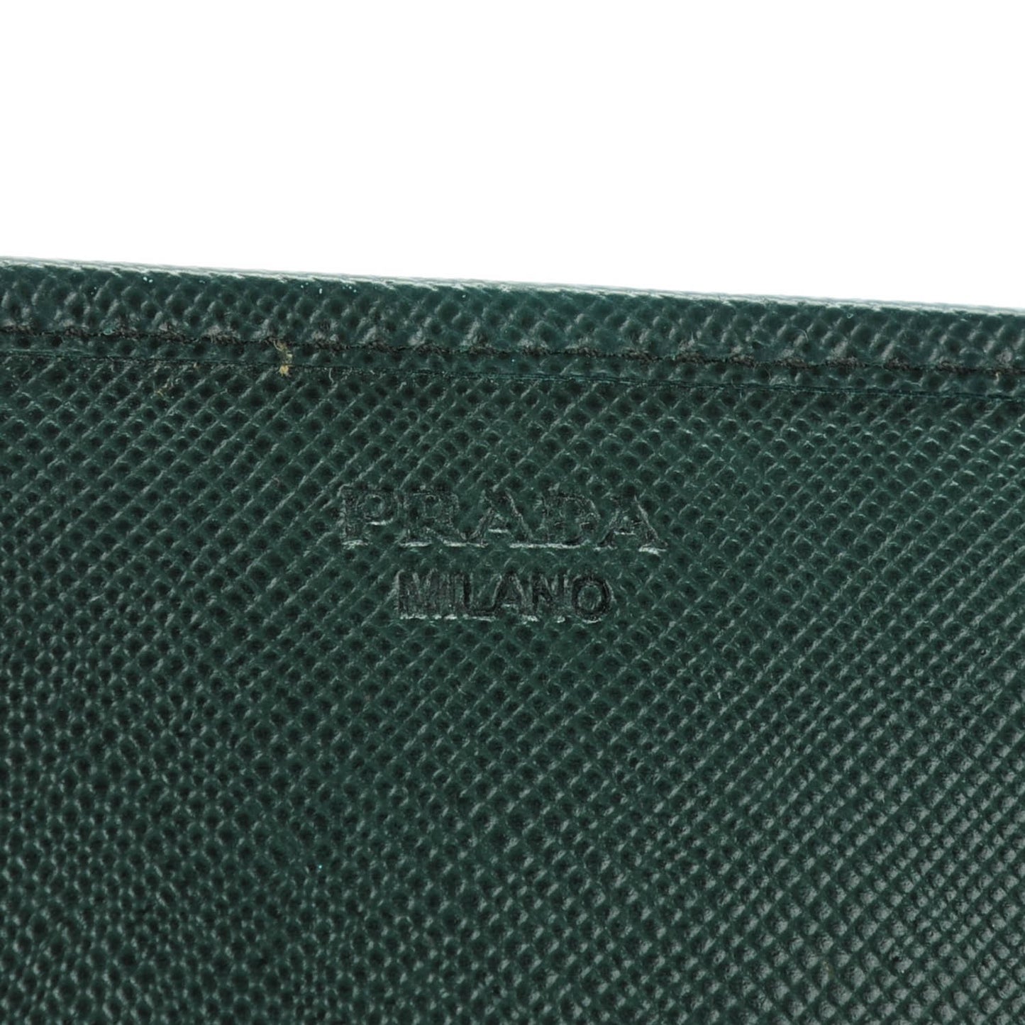 Saffiano Metal Continental Flap Wallet Smeraldo