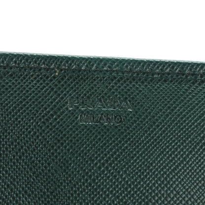 Prada Saffiano Metal Continental Flap Wallet Smeraldo 6 of 8