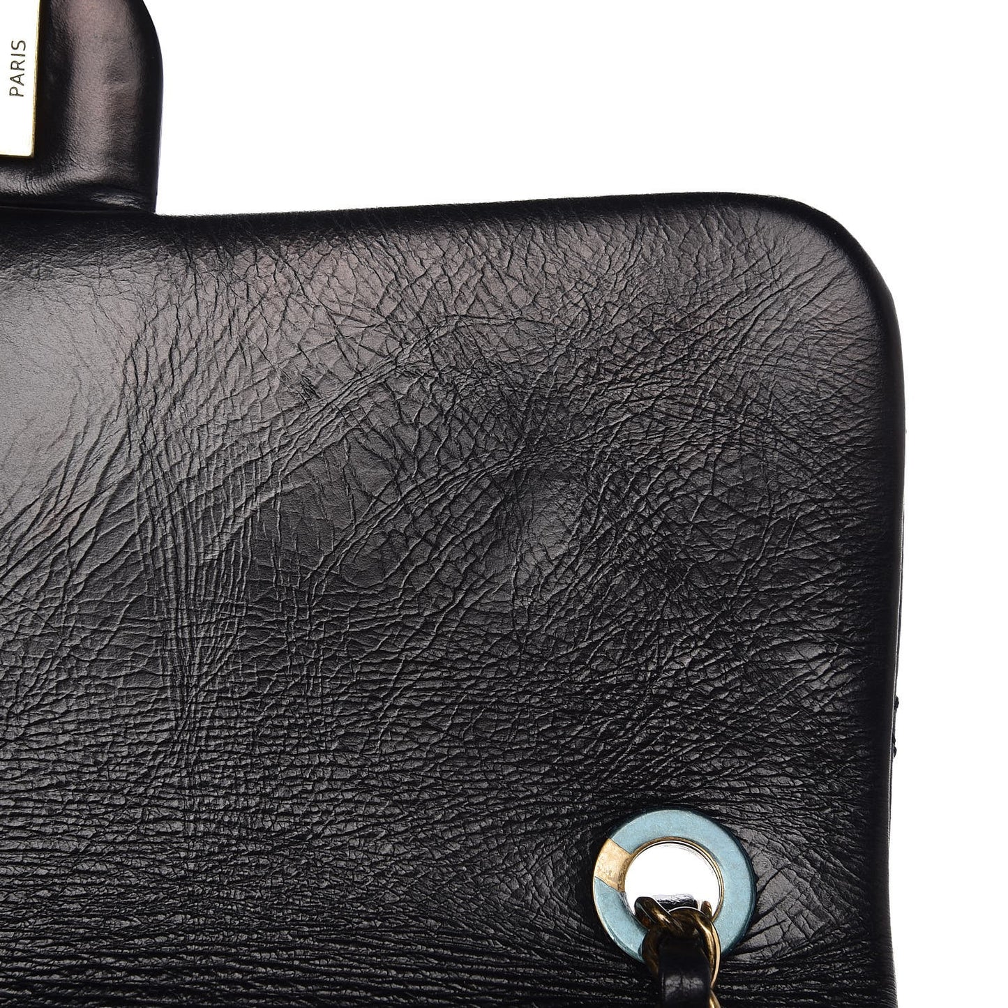 Calfskin Python Urban Mix Flap Black