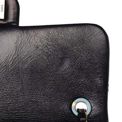 Chanel Calfskin Python Urban Mix Flap Black 8 of 12