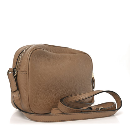 Gucci Pebbled Calfskin Small Soho Disco Bag Rose Beige 3 of 10