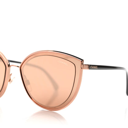 Chanel Metal Cat Eye Sunglasses 4222 Light Pink 5 of 9