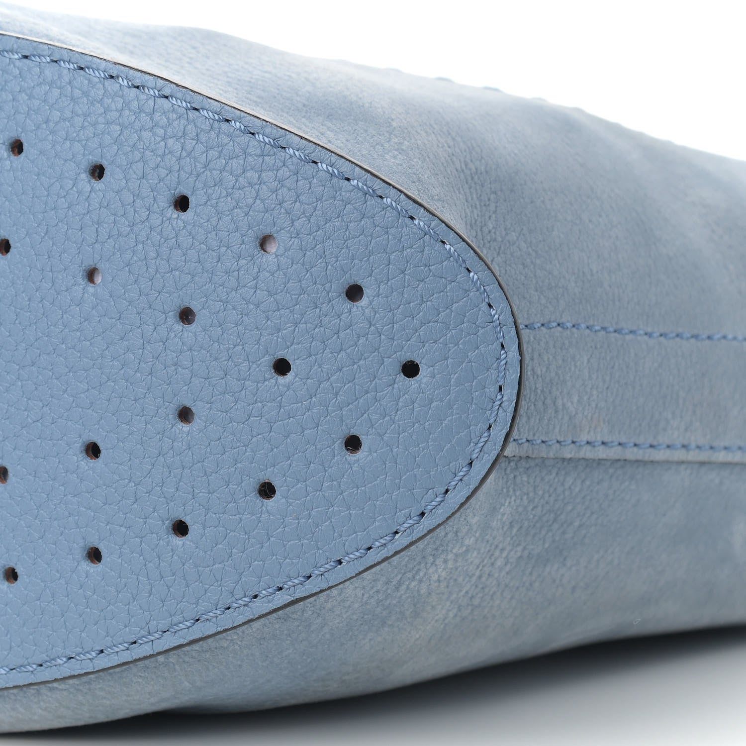 Delvaux Nubuck Santiag Pin Daily Shoulder Bag Denim II 8 of 17