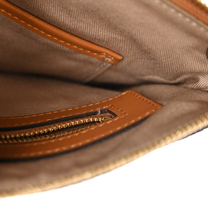 MCM Visetos Medium Crossbody Pouch Cognac 11 of 12