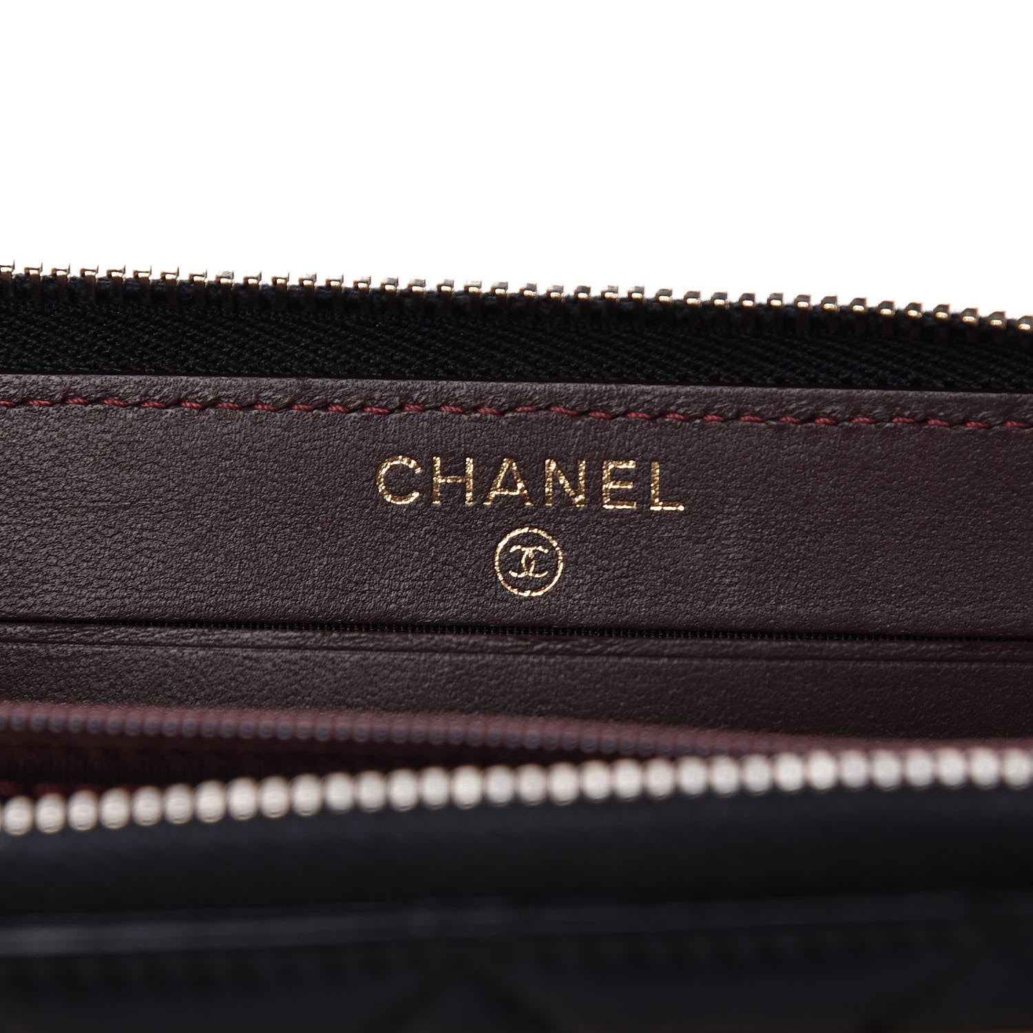 Chanel Lambskin Quilted Small Trendy CC Zip Around Wallet Black 6 of 8