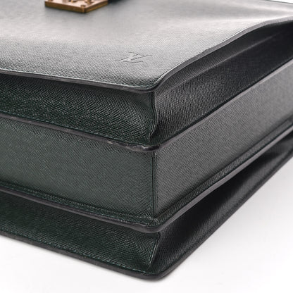 Louis Vuitton Taiga Briefcase Pilot Case Oural Epicea 6 of 12