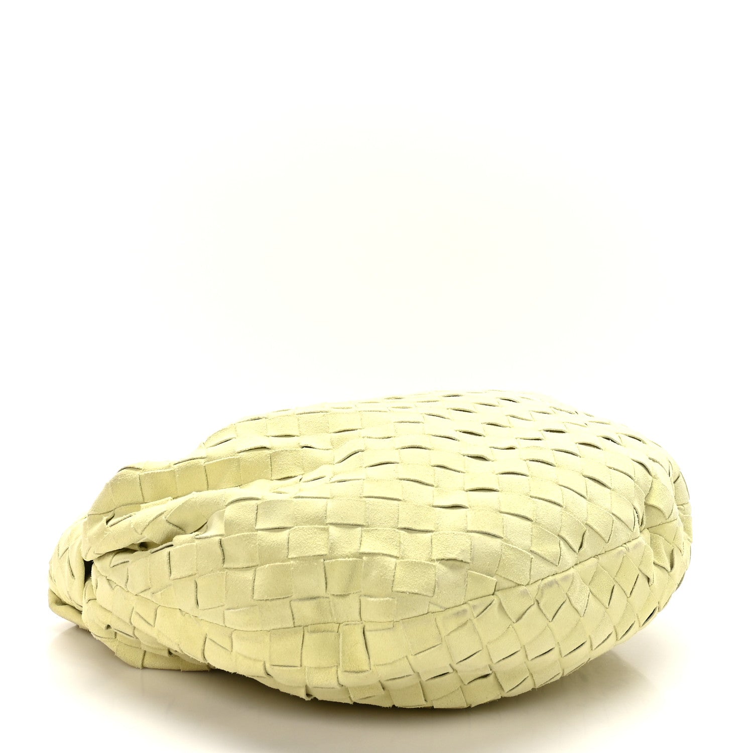 Bottega Veneta Suede Calfskin Intrecciato Teen Jodie Hobo Lemon Wash 4 of 8