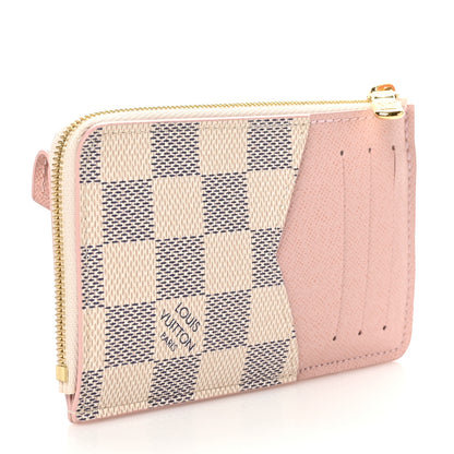 Louis Vuitton Damier Azur Recto Verso Card Holder Rose Ballerine 3 of 8