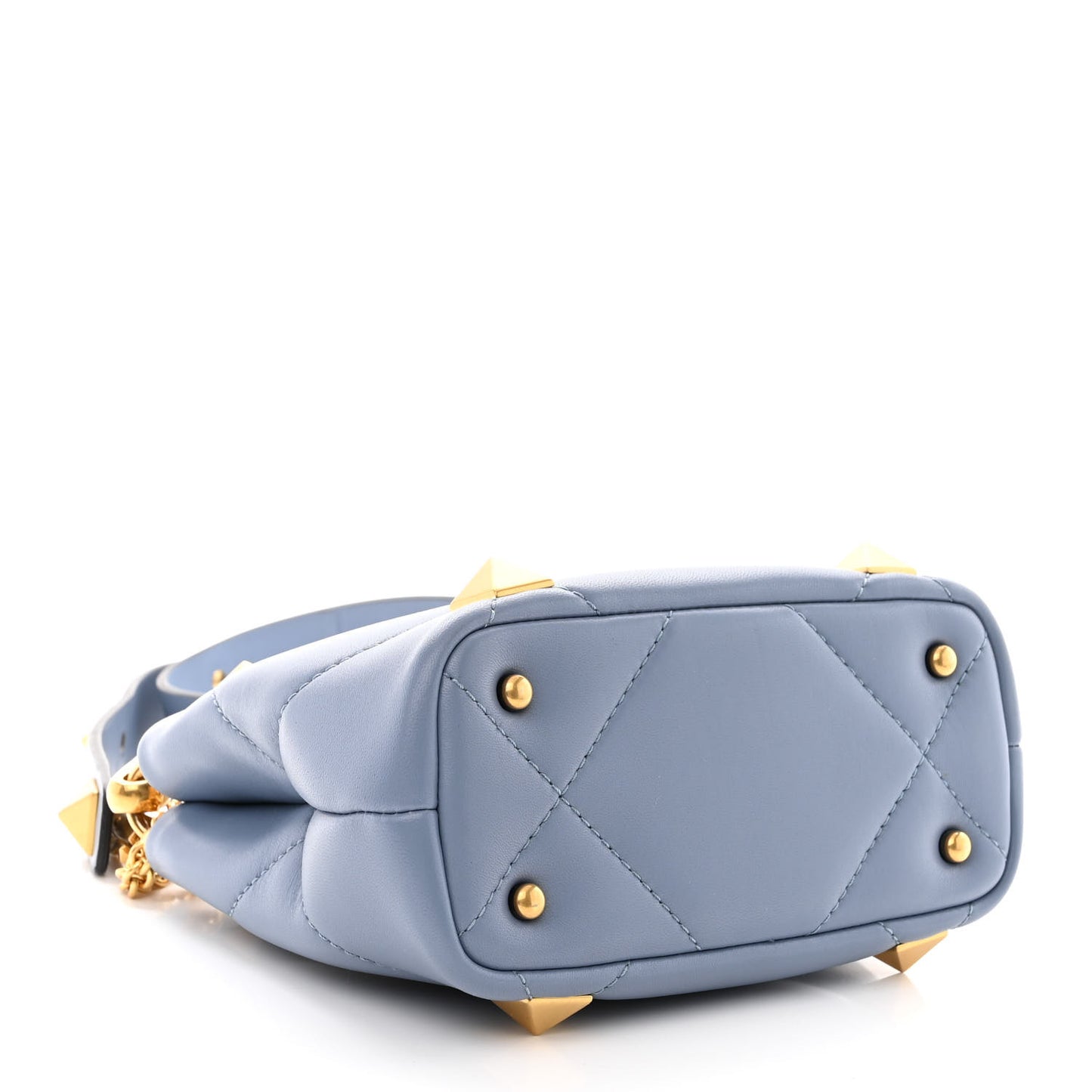 Nappa Mini Roman Stud The Handle Bag Niagara
