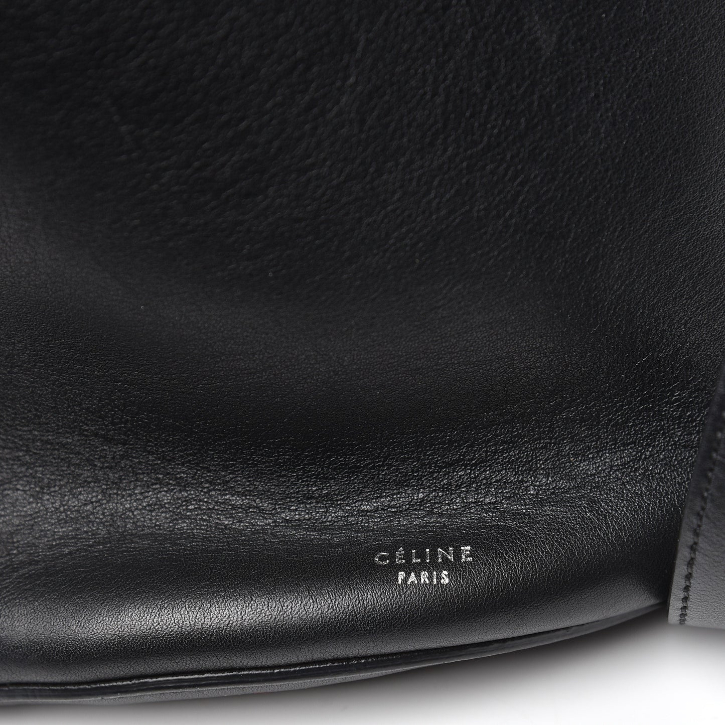 Smooth Calfskin Long Strap Big Bucket Bag Black