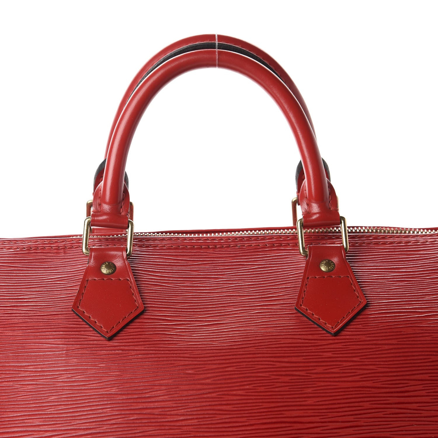 Louis Vuitton Epi Speedy 30 Castillan Red 15 of 15