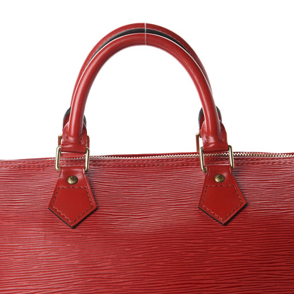 Louis Vuitton Epi Speedy 30 Castillan Red 15 of 15