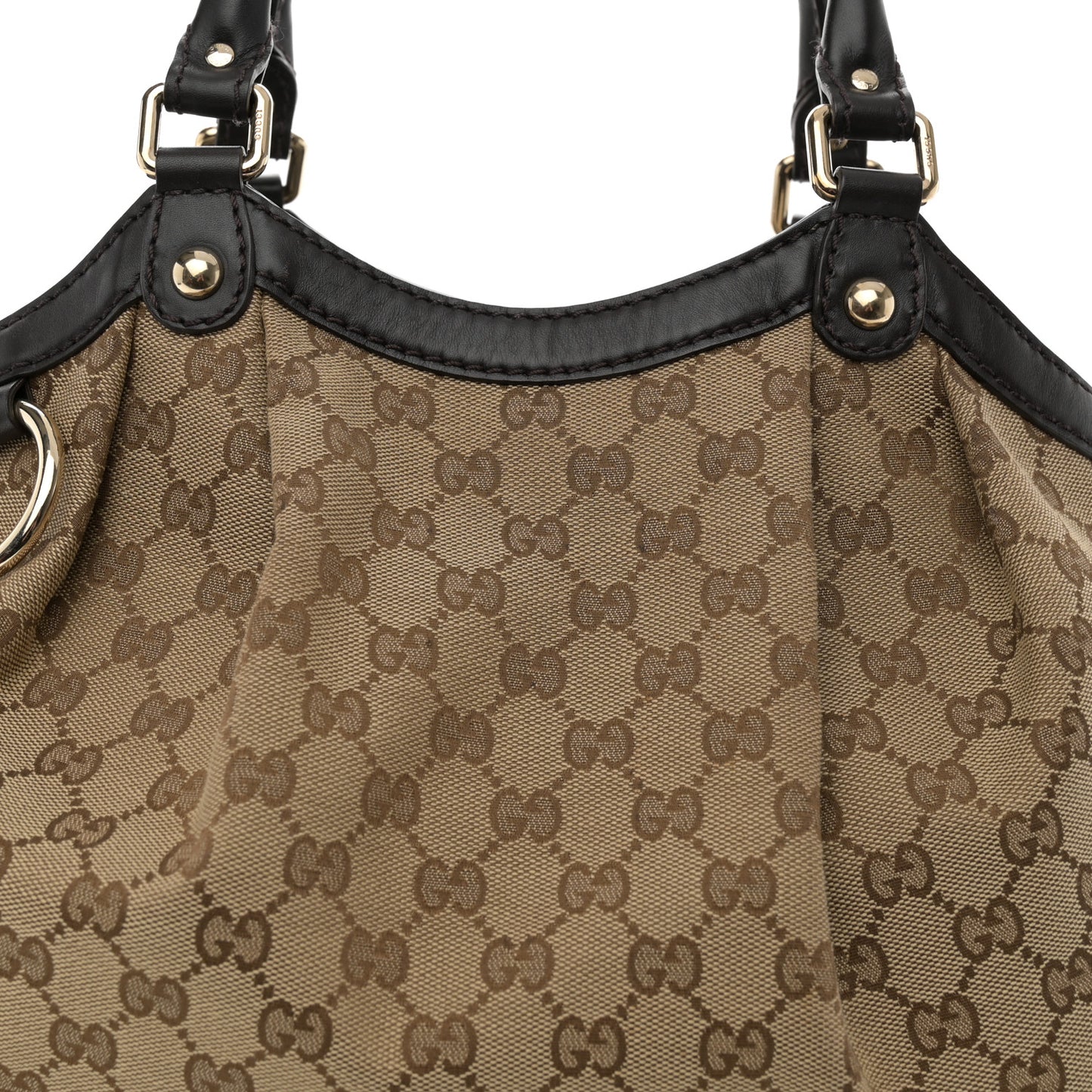 Monogram Medium Sukey Tote Dark Brown